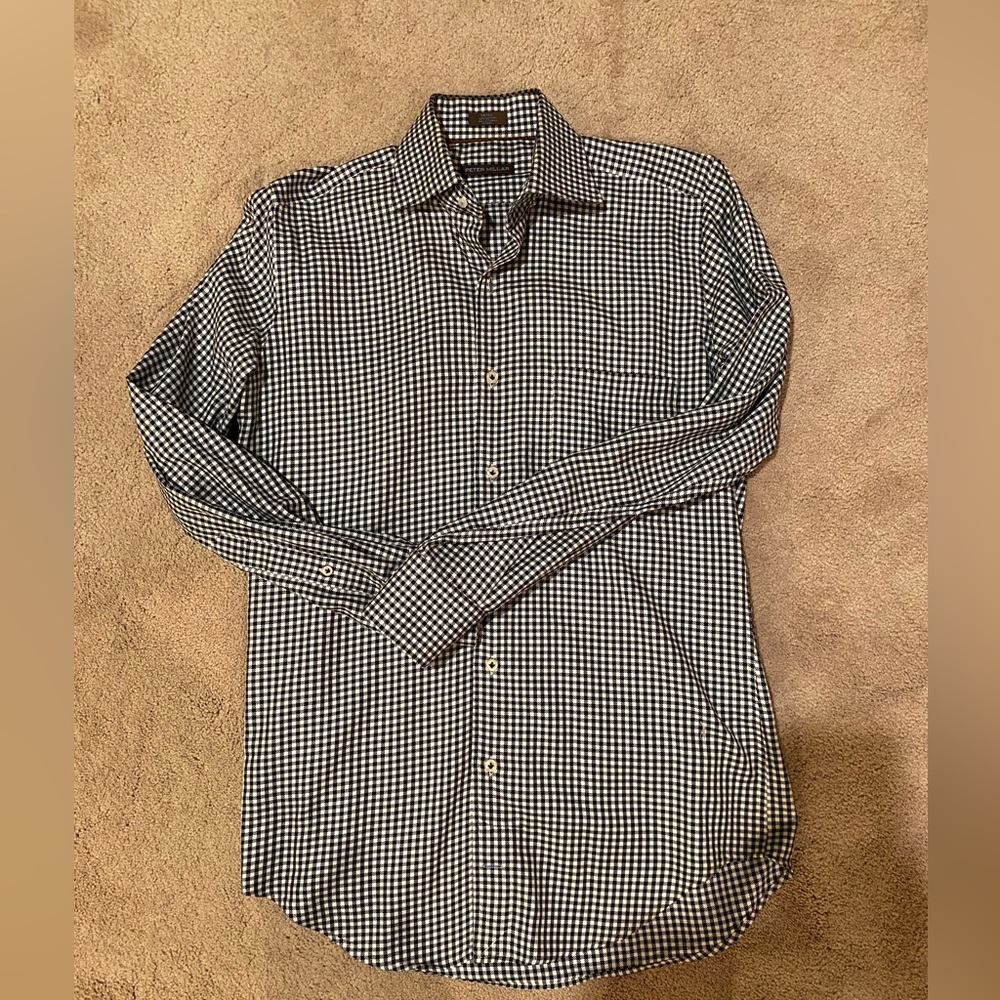Mens Peter Millar long sleeve button down